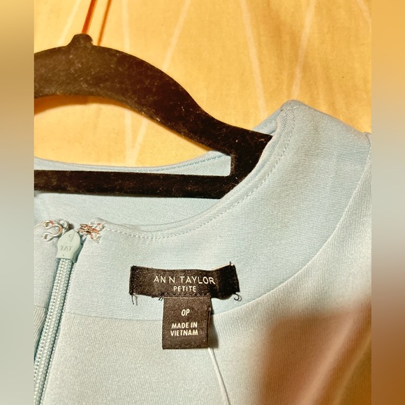 Ann Taylor Light Blue Midi Dress - Picture 3 of 3